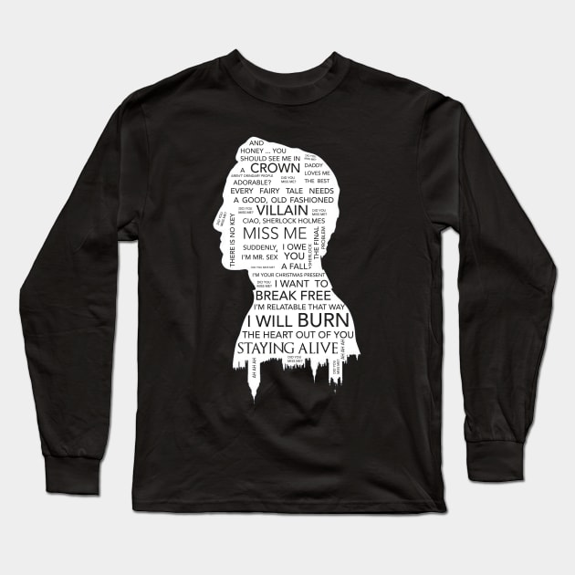 Jim Moriarty  - Sherlock BBC Long Sleeve T-Shirt by Uwaki